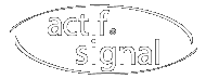 Logo enseigne lumineuse et signalétique Actif Signal