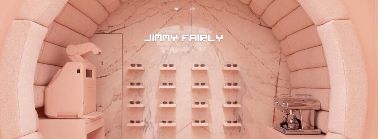 Enseigne lumineuse intérieure Optique Jimmy Fairly