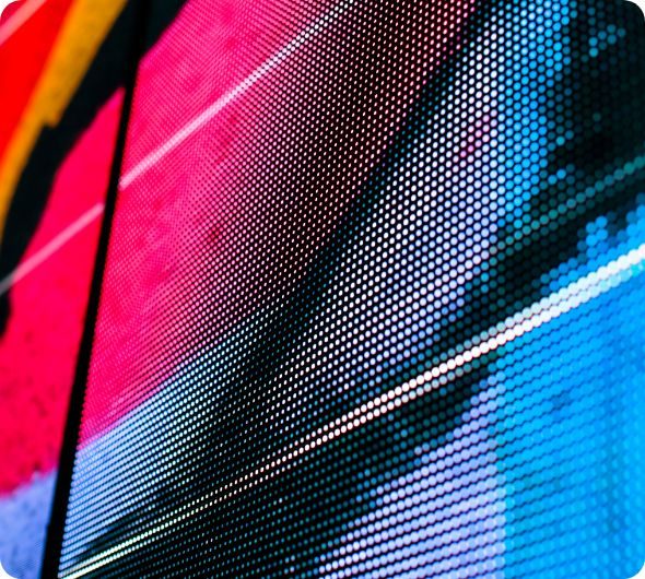 Affichage dynamique Film LED