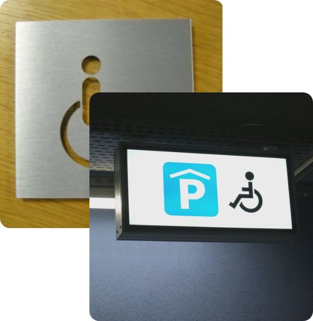 Signalétique accessibilité