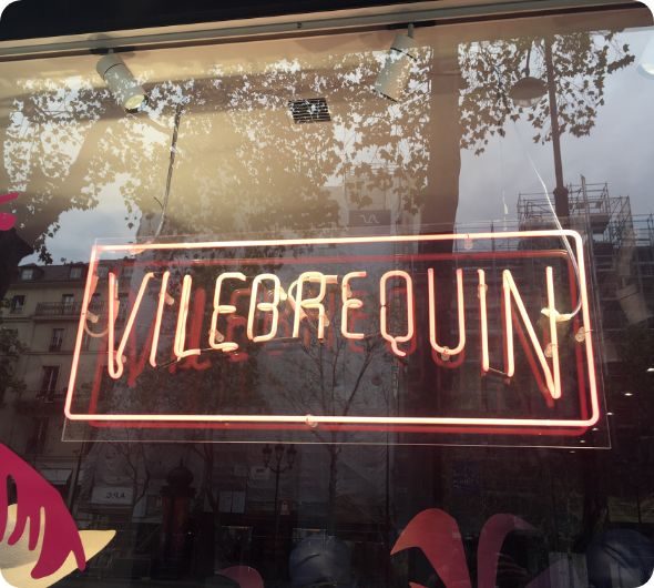 Enseigne au néon Villebrequin